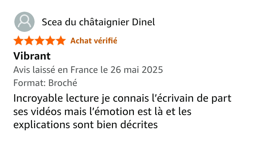 Témoignage lecteur 7